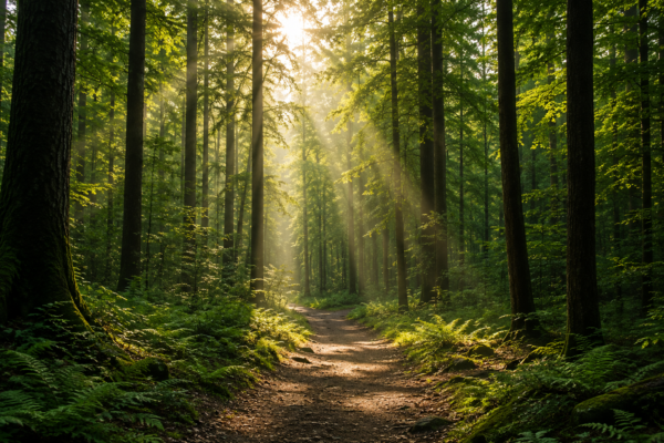 Sunshine from the forest